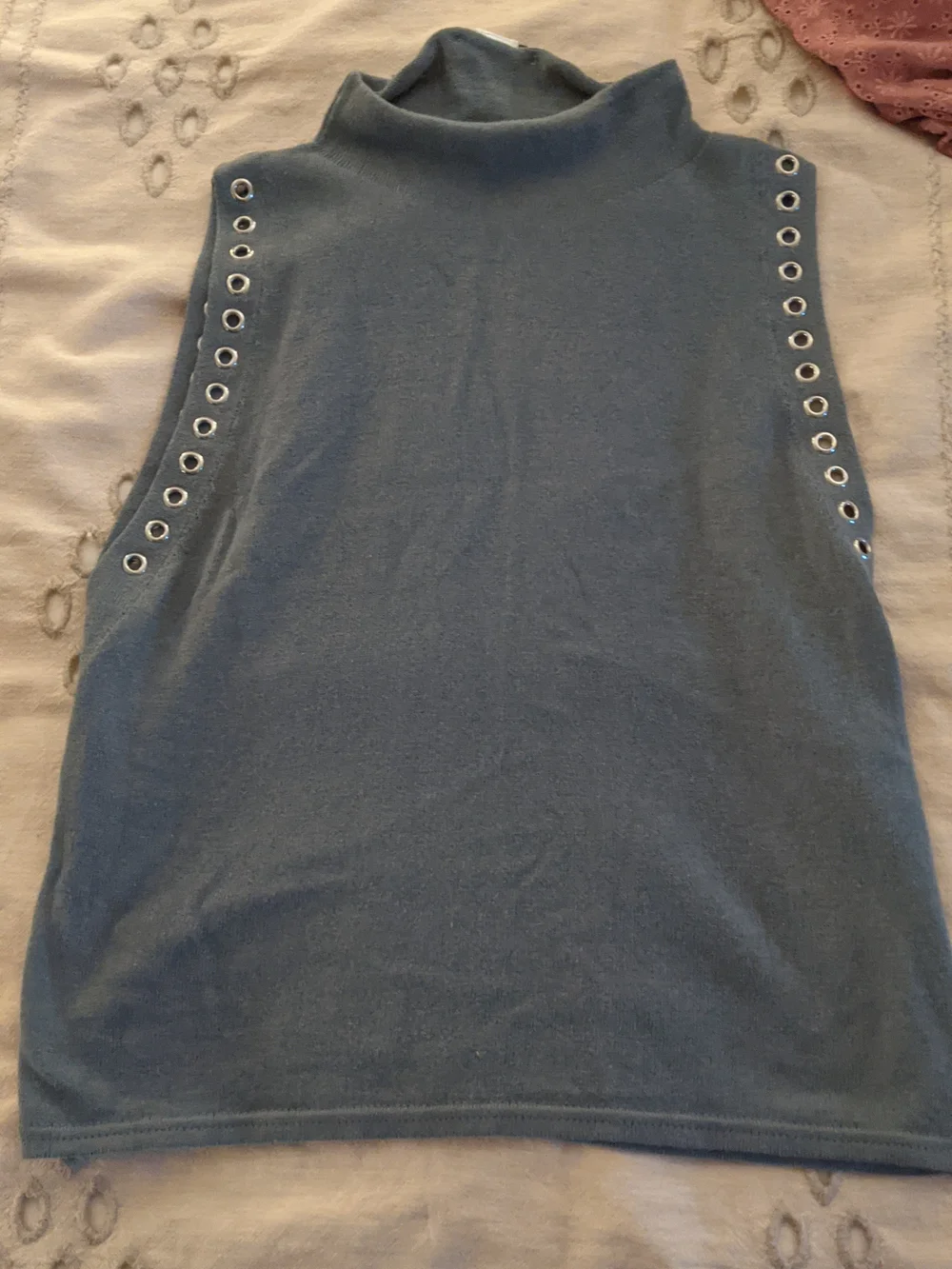 Zara Slate Blue Set Of Skirt And Top